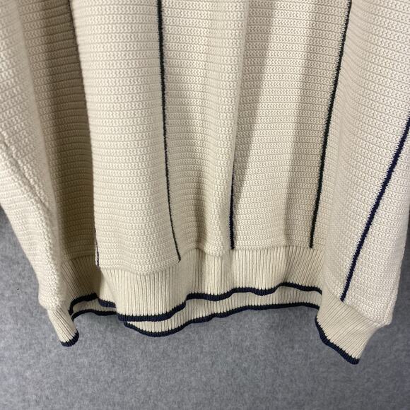 🏌️ Fairway Sport Mens XL Cream Golf Sweater Vintage 90s Fairwaycore 🏌️ - Picture 5 of 10